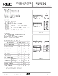 Datasheet KID65503P manufacturer KEC